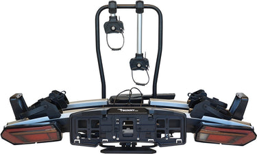 Twinny load fietsendrager e-carrier - 2 (elektrische ) fietsen - max 60kg - 13 polige stekker - inklapbaar - afsluitbaar - kantelbaar - led verlichting