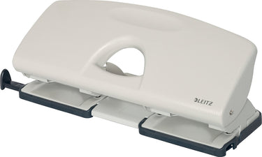 Leitz 4-gaats perforator - 16 vel - voor mappen en ringbanden - grijs