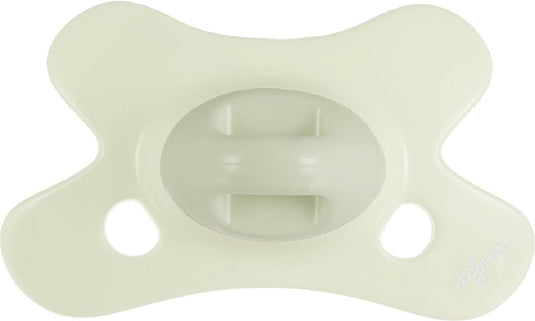 Difrax fopspeen - rond - 0-6 mnd - lime emerald