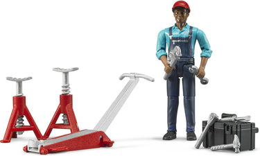 Bruder garage werker met accessoires