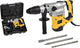 Powerplus elektrische boorhamer powx1179 - 3 in 1: hamerboren beitelen en beitelrotatie, 1600 w boormachine, 9 j, sds max, 3 accessoires