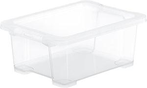 Rotho core basic opbergbox - set van 4 - stapelbaar - 11 ltr