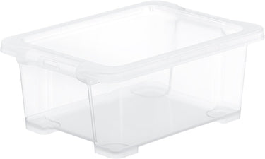 Rotho core basic opbergbox - set van 4 - stapelbaar - 11 ltr