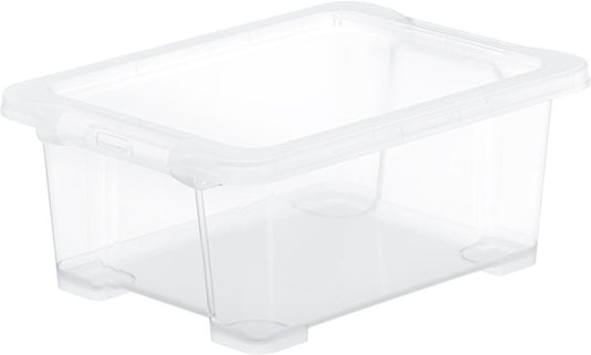 Rotho core basic opbergbox - set van 4 - stapelbaar - 11 ltr