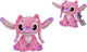 Simba disney - lilo stitch - angel - 25 cm - pluche - roze - alle leeftijden - knuffel