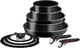 Tefal ingenio easy cook clean - pannenset - 10-delig - niet geschikt voor inductie - stapelbaar - afneembare handgreep