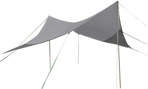 Bo-camp - tarp - travel ruit - 4-hoekig - 5x5 meter