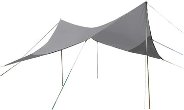 Bo-camp - tarp - travel ruit - 4-hoekig - 5x5 meter