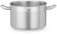 Hendi kookpan middelhoog - roestvast staal - inductiebodem - zonder deksel - 4 liter - diameter 20 cm x 13,6 cm - zilver - voor alle warmtebronnen