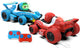 Gear2play rc neon bumper cars pro duoset - rc formule 1 battle cars - ga een botsduel aan!