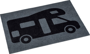 Bo-camp - deurmat - polyamide - print - camper - 40x60 cm