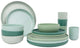 Bo-camp servies - dune - rpet - groen - 16-delig