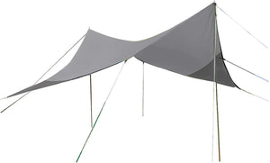Bo-camp - tarp - travel ruit - 4-hoekig - 3x3 meter