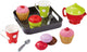 Écoiffier ecoiffier 100% chef cupcakes op dienlad speelset - 12dlg.