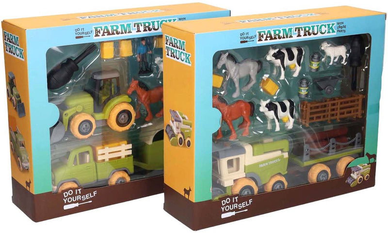 Load image into Gallery viewer, Koopman boerderij speelset tractor educatief karton speelgoed voor kinderen.
