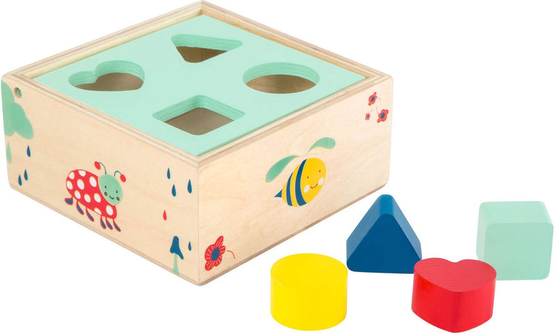 Load image into Gallery viewer, Small foot - houten vormenstoof met blokken natuur, 5dlg.
