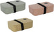 Merkloos sans marque lunchbox 19,5x11,5x6,5cm