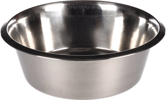 Flamingo hondenvoerbak inox - zilver - 25 x 25 cm