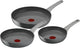 Tefal renew on - koekenpannenset - ø20 ø24 ø28 cm - pfas-vrij - keramisch - geschikt voor inductie