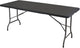 Eurotrail pavilion tafel rattan design - zwart