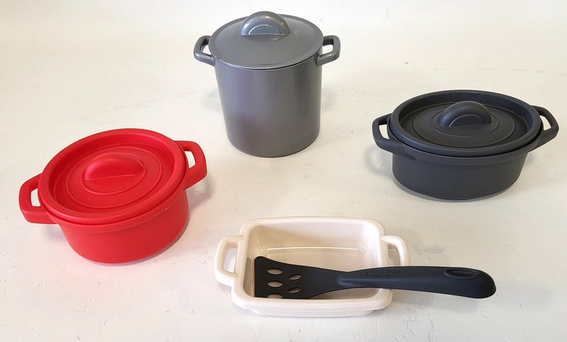 Load image into Gallery viewer, Écoiffier ecoiffier 100% chef pannen en eetset - 8dlg.
