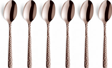 Amefa felicity - rose champagne - 6 theelepels - 6 koffielepels - vaatwasmachinebestendig
