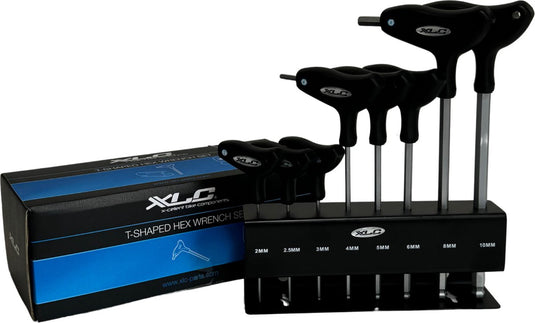 Xlc to-s32 inbusset - t-model - 2-10mm - 8 delig - zwart rood