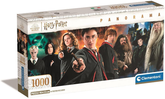 Clementoni - puzzel - 1000 stukjes - harry potter - puzzel voor volwassenen - panorama