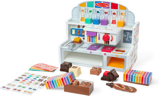 Melissa doug houten chocoladefabriek fantasiespelset