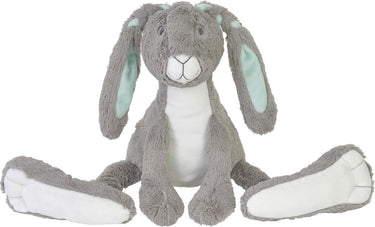 Happy horse konijn twine knuffel 42cm - grijs - baby knuffel