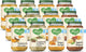 Olvarit variatiemenu babymaaltijd 8+ maanden - versie 2 - 4 smaken - 12 x 200g