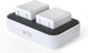 Arlo dual acculader (wit) - dual acculader - gecertificeerd accessoire - acculader voor camera's - 2 accu's - compatibel met ultra 2, ultra, pro 5, pro 4, pro 3 beveiligingscamera's - vma5400c-100eus