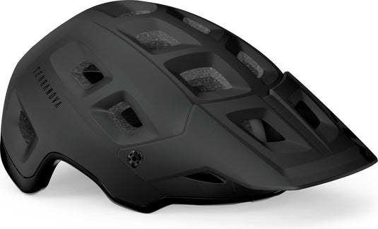 Met terranova mips fietshelm - maat m - black matt glossy
