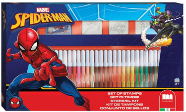 Multiprint kleurset spider-man 41-delig blauw