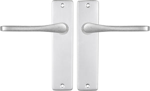 Starx deurklink aluminium â€“ deurbeslag â€“ deurkruk met schild â€“ deurklink vlinder - 43 x 180 mm â€“ ã˜ 18 mm
