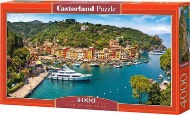 Castorland view of portofino – puzzel – 4.000 stukjes – satijnen afwerking – perfecte pasvorm – europese kwaliteit
