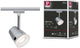 Paulmann urail railspot cone losse spot gu10 max. 10w dimbaar 230v chroom mat, chroom