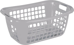 Sunware basic wasmand laag grijs 55x38x22,5cm