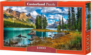 Castorland the spirit island, canada – puzzel – 4.000 stukjes – satijnen afwerking – perfecte pasvorm – europese kwaliteit