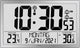 Technoline ws 8113 - wandklok - digitaal - rechthoek - radiogestuurde tijdsaanduiding en handmatig - 12 24 - datumaanduiding - 7 talen - binnen- en buitentemperatuur - 2 alarms - snooze - kunststof - cijfers - zilverkleurig
