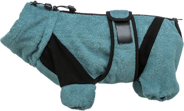 Trixie badjas huisoverall badstof petrol