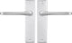 Starx deurklink aluminium â€“ deurbeslag â€“ deurkruk met schild â€“ deurklink vlinder - 43 x 180 mm â€“ ã˜ 18 mm
