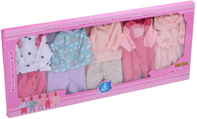 Load image into Gallery viewer, Eddy toys poppenkleding set, 8dlg.
