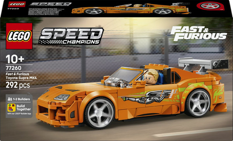 Load image into Gallery viewer, Lego speed champions the fast and the furious toyota supra mk4 auto speelgoed voor kinderen 77260
