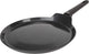 Cosy trendy full black pannenkoekenpan- ø 24cm x 1,8cm - pfas-vrij – inductie koekenpan - vaatwasserbestendig – snelle opwarming – koudgrepen - zonder deksel - zwart