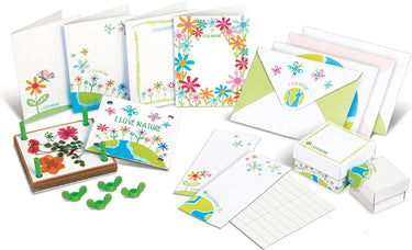4m knutselen - bloemenpers - creatief speelgoed - hobbypakket bloemen - green creativity - 5 jaar