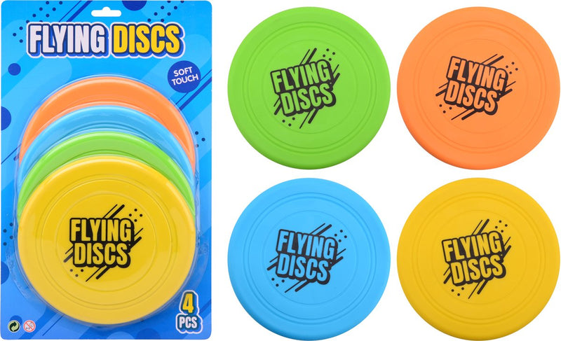 Load image into Gallery viewer, Johntoy zachte lichtgewicht frisbees - 4st.
