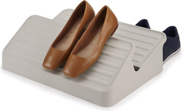 Joseph joseph shoe-in™ ruimtebesparend schoenenrek – ecru – stapelbaar modern design - 6 paar schoenen