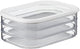 Mepal modula vleeswarendoos - 550 ml 3-laags - vershouddoos - wit