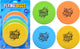 Johntoy zachte lichtgewicht frisbees - 4st.